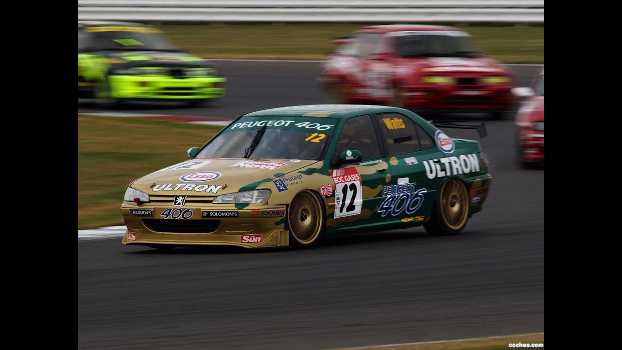 ac Spa Peugeot 406 btcc Vs others cars btcc - dtm 2 laps TV view 32/9