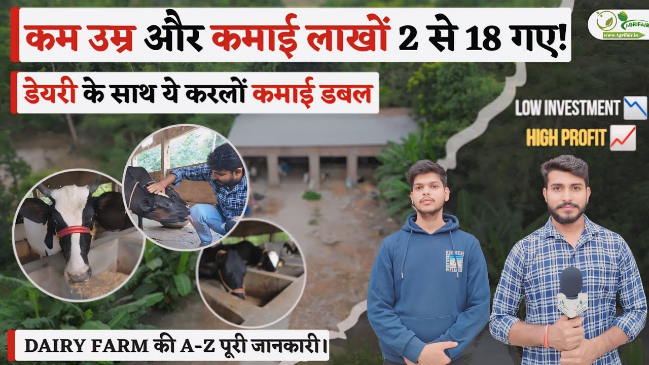 Dairy Farming : 2 गाय से बनाया 18 गाय लाखों महीने कमाता है ये लड़का।🤑 बस इन बातों का रखे ध्यान 😱