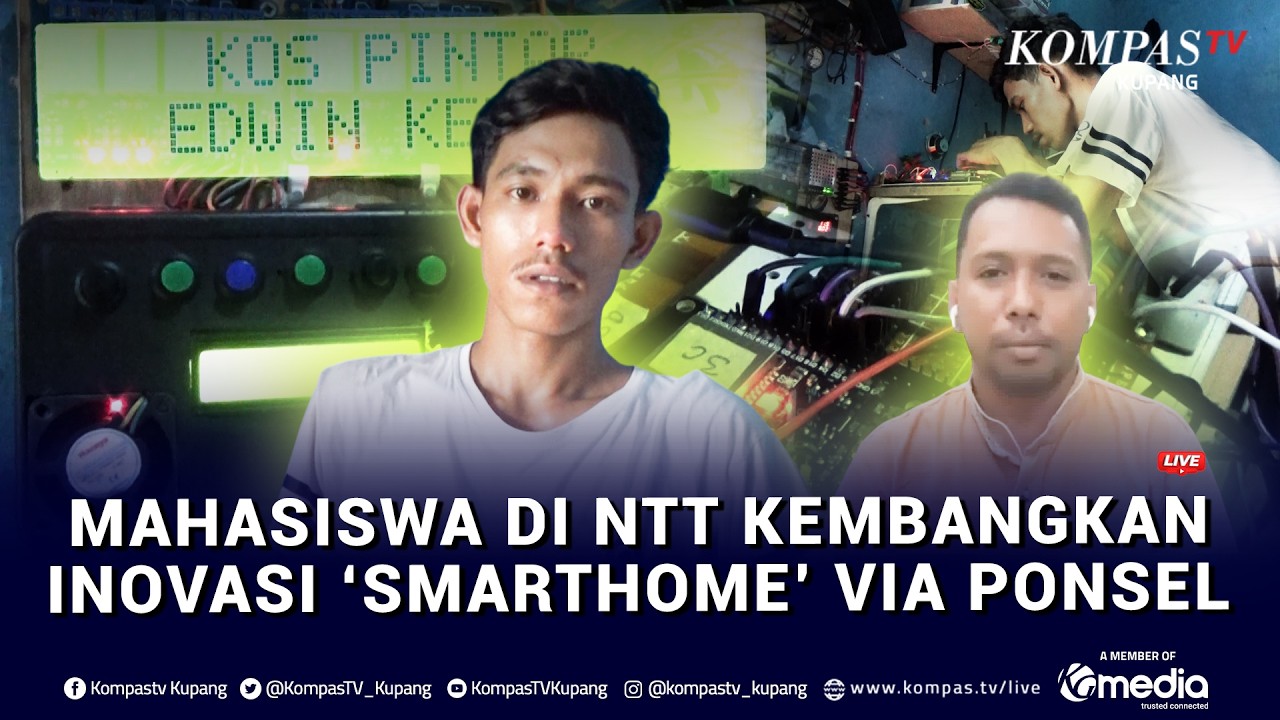 Mahasiswa di Kupang NTT Kembangkan Inovasi ‘SMARTHOME’ Via Ponsel