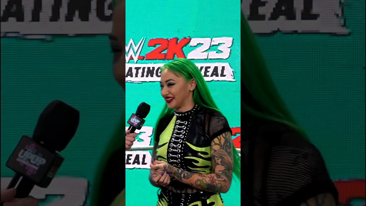 Shotzi loses it over her #WWE2K23 rating! #Shorts
