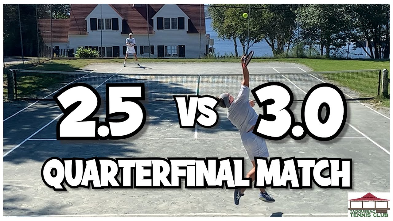 FIGHTING THE WIND | NTRP 3.0 (A.J.) VS NTRP 2.5 (Liam): 2023 President's Cup Tennis Tournament