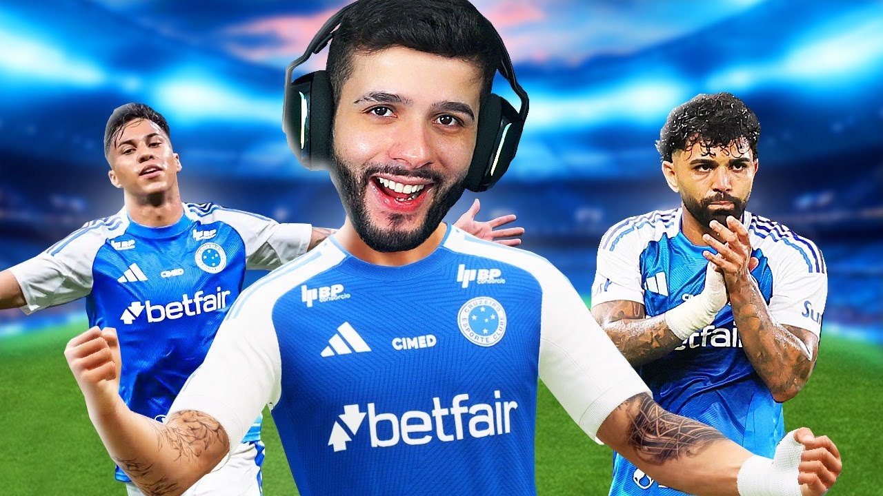 O Início da Minha Carreira de Jogador no CRUZEIRO no FC 25!