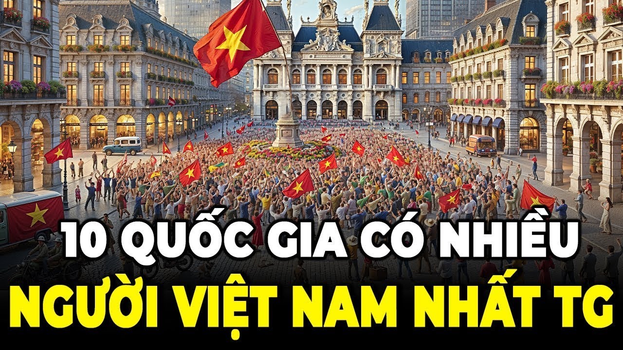 10 Quốc Gia Có Người Việt Nam Nhiều Nhất Thế Giới Hiện Nay | Mới Cập Nhật