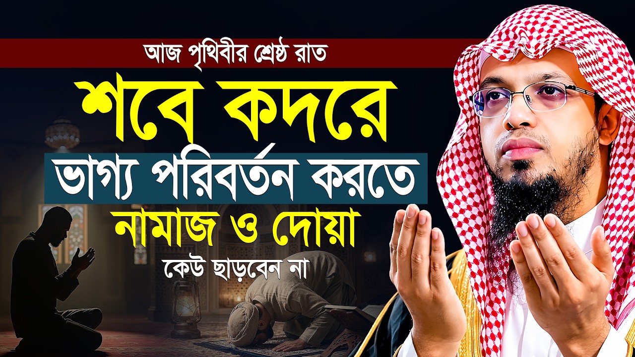 শবে কদরে ভাগ্য পরিবর্তন করতে সূরা, দোয়া ও আমল মিস করবেন না | Shaikh Ahmadullah New Waz