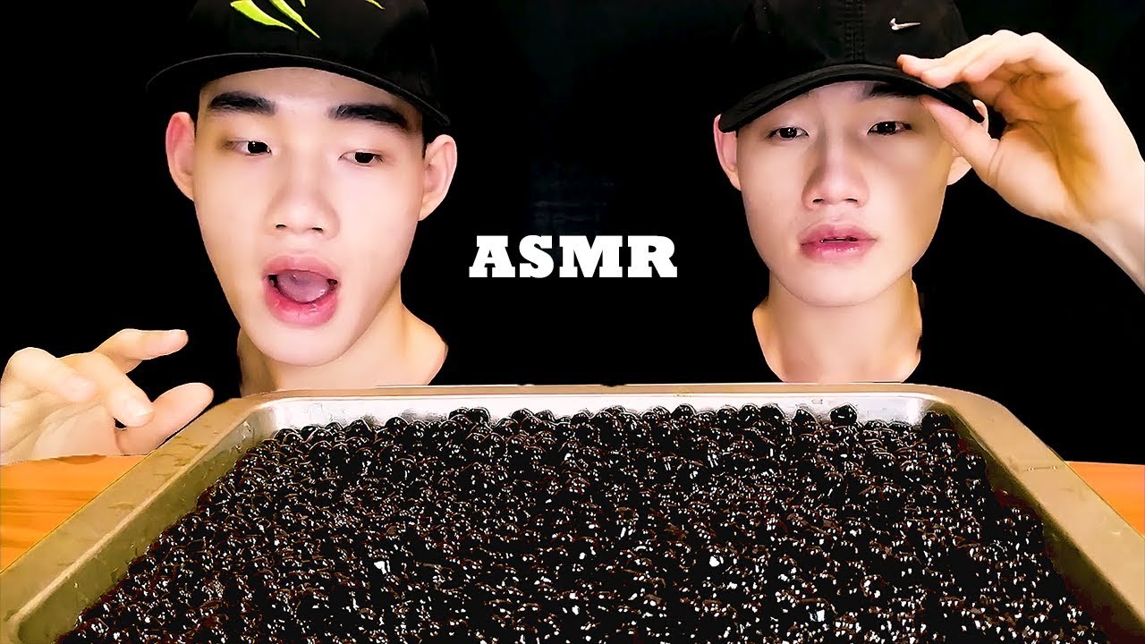 ASMR TAPIOCA PEARLS (Cooking + Eating Sounds) | TANTAN Twins ASMR