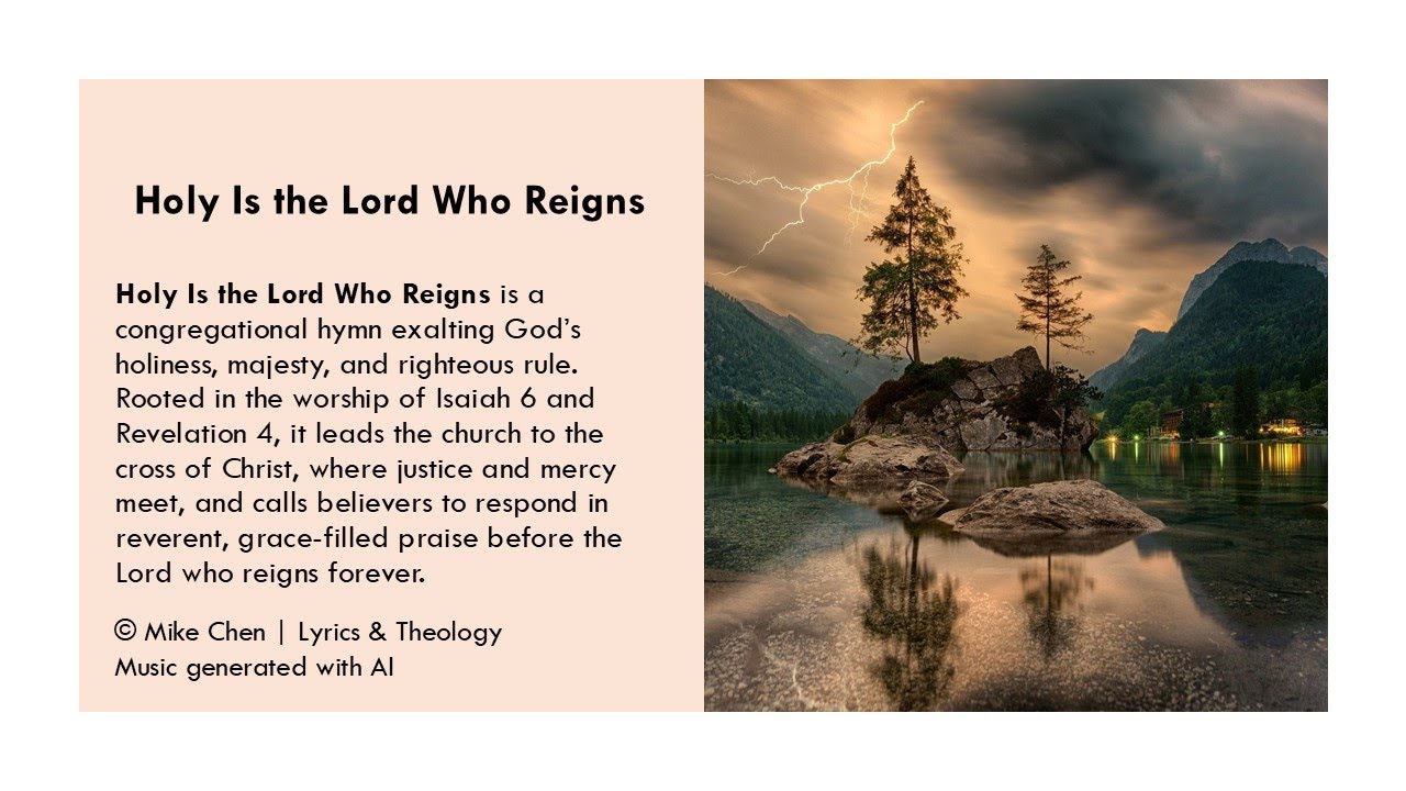 Holy Is the Lord Who Reigns