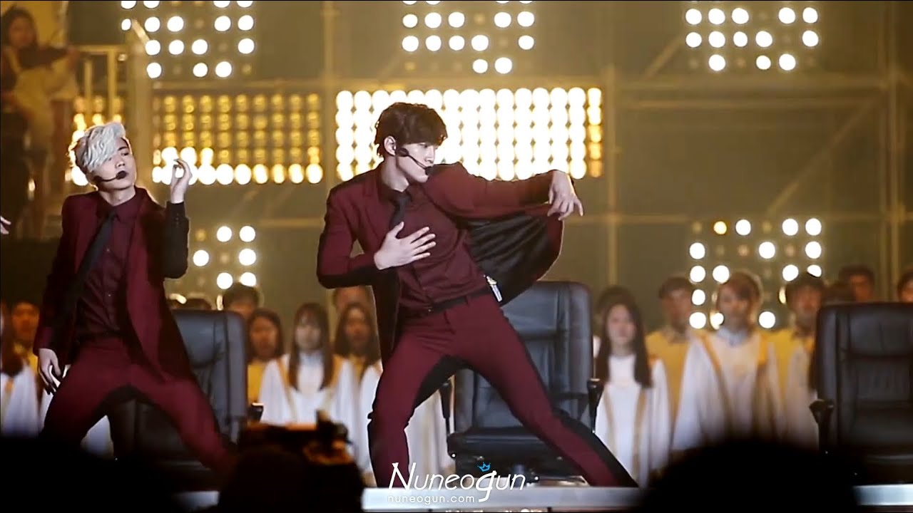 [하니뿐] 131229 SBS가요대전_준호직캠_By Nuneogun