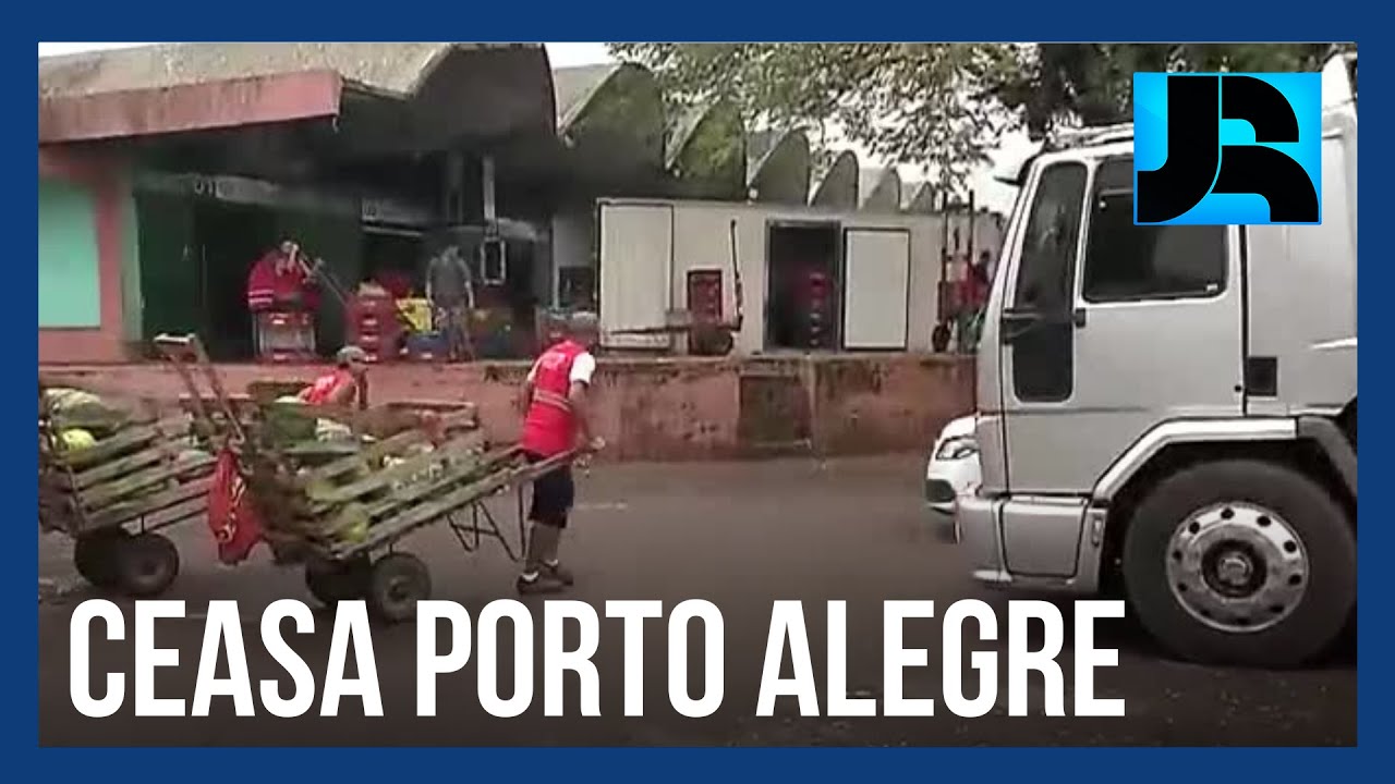 Ceasa de Porto Alegre (RS) reabre depois de um m&ecirc;s e meio fechada por causa das enchentes