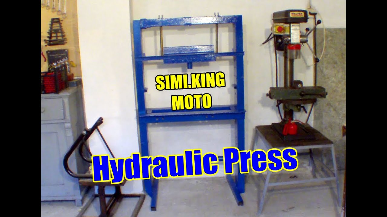 Homemade Hydraulic Press / Hidraulikus prés SIMI.KING MOTO