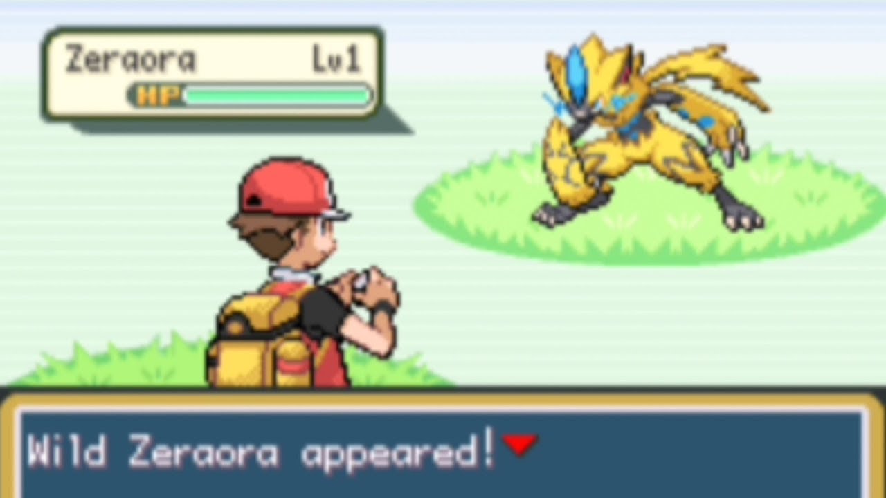 Pokemon gba cheat zeraora and electric pokemon