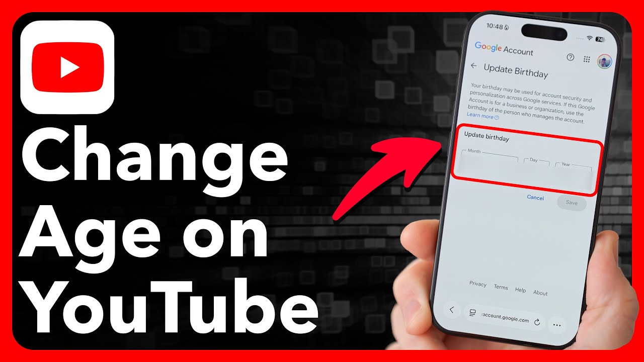 How To Change Age On YouTube