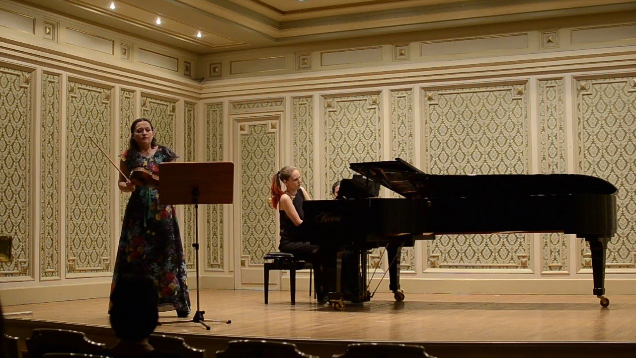 Cesar Franck - Violin Sonata in A major / 3rd mouvt. Natalia Pancec & Simona Strungaru