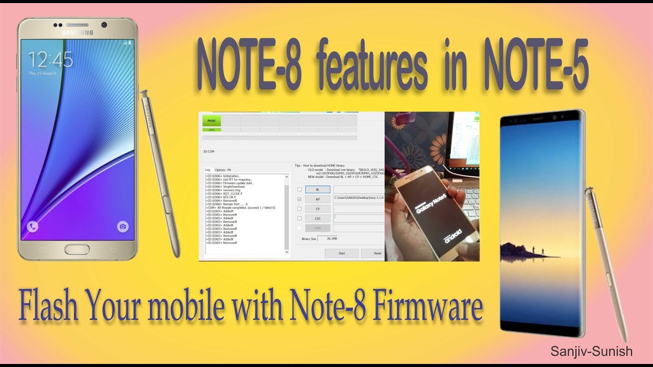 😱Flash note8/S8+😱 rom in Note5 with KHONGLOI-NOUGAT-V5, Full Description