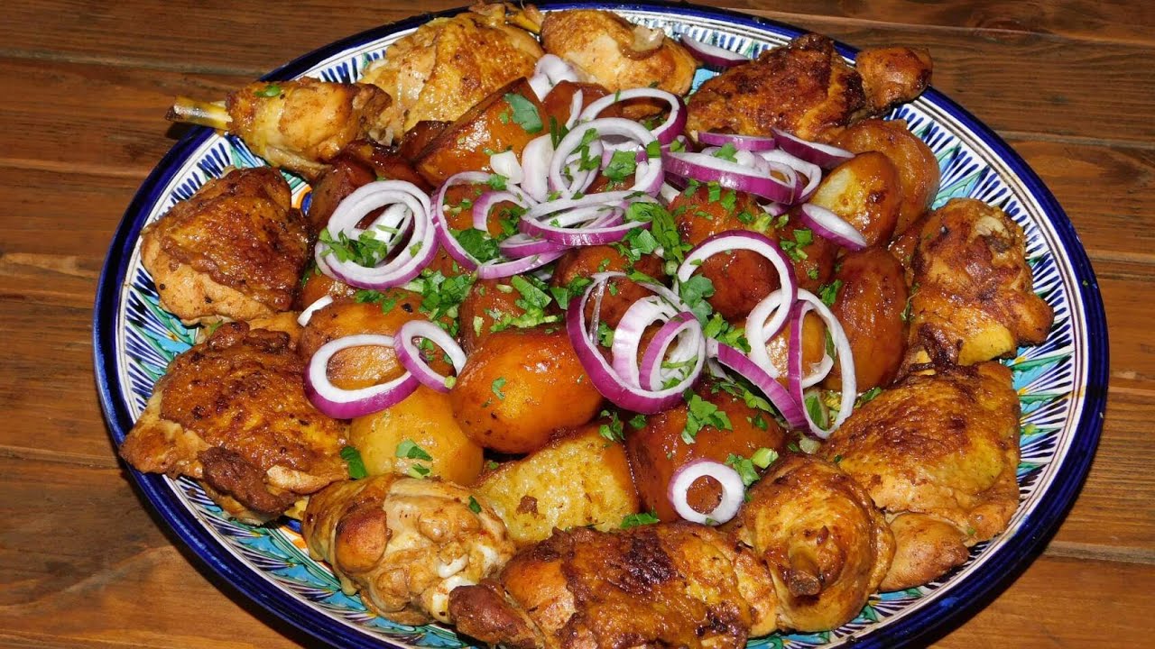КАЗАН КЕБАБ ИЗ КУРИЦЫ! Праздничный ОБЕД из курицы.