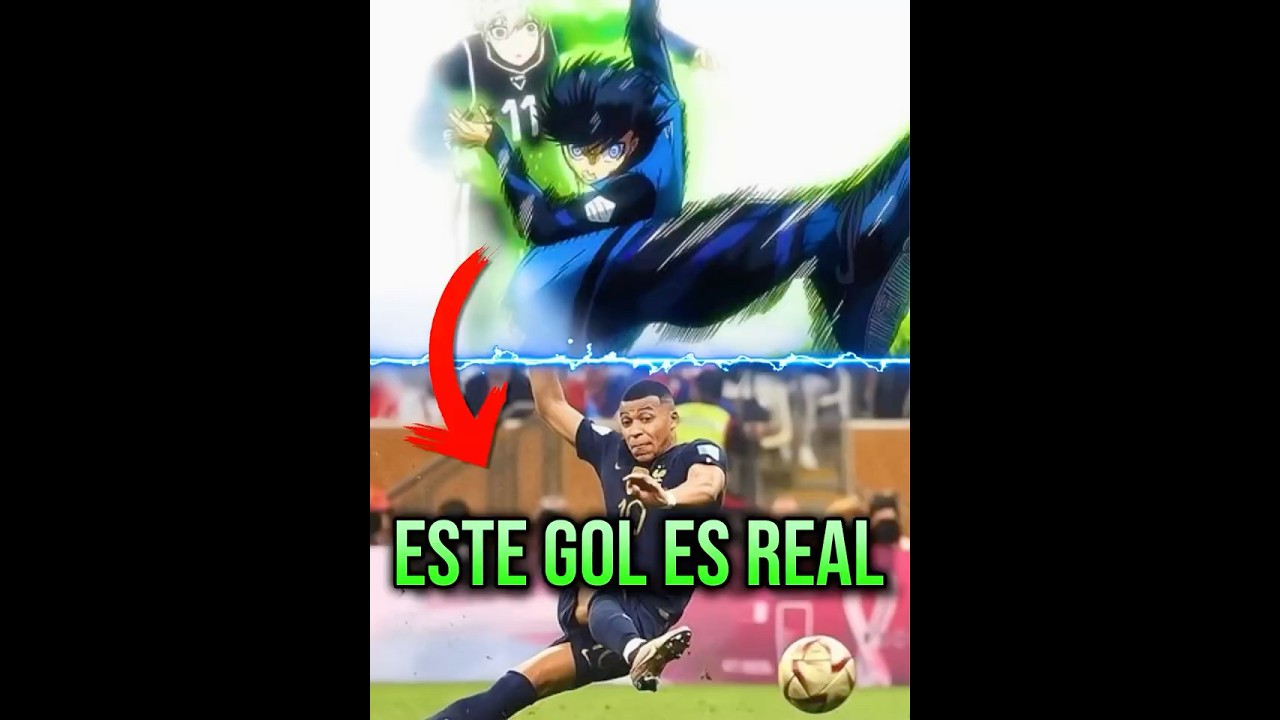 Goles Sacados Directamente Del Anime – ¡GOLES DE BLUE LOCK en el FÚTBOL DE LA VIDA REAL!