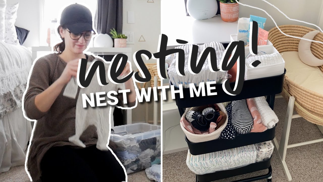 NEST WITH ME FOR BABY #3 || Organizing and Preparing VLOG (2021)