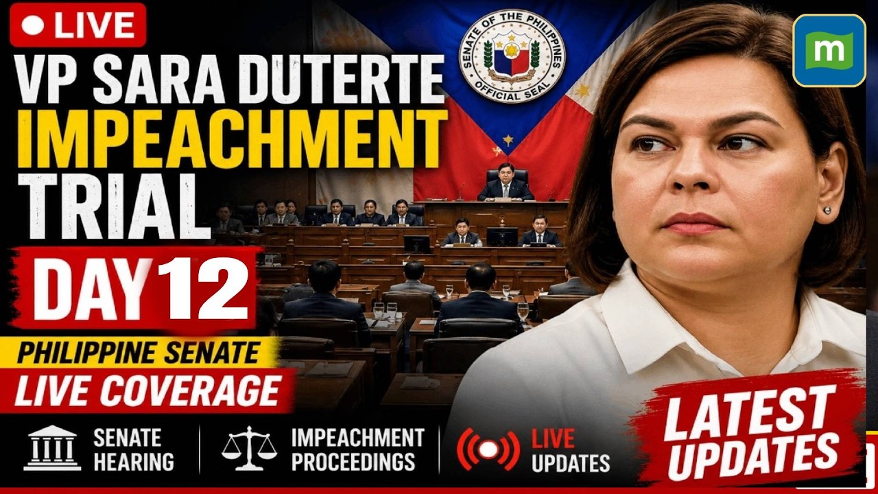 Philippines Senate LIVE: Impeachment Trial of Vice President Sara Duterte | Day 12, Aug 4th