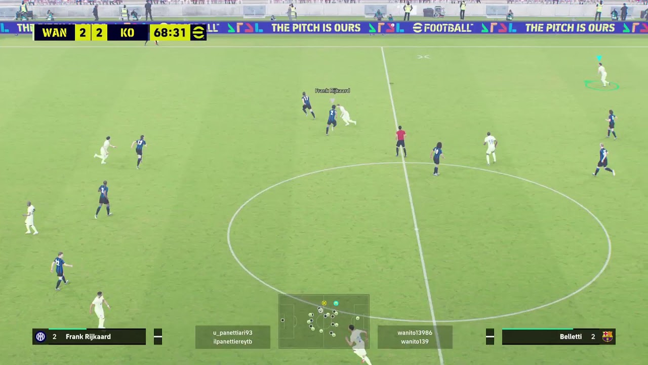 Efootball  upanettiere vs wanito86