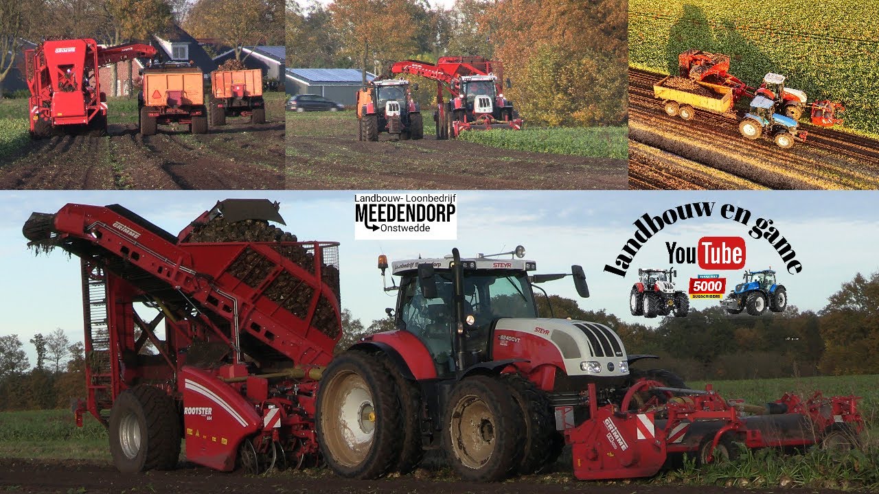 bieten rooien Landbouw- Loonbedrijf Meedendorp grimme ROOTSTER 604 #oostgroningen  #groningen