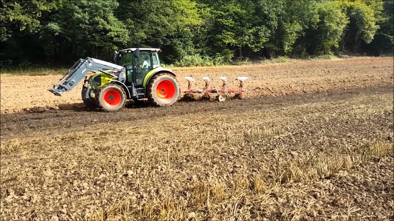 Pflügen 2015 mit Claas Arion 420 und Kuhn QR 65 NSH