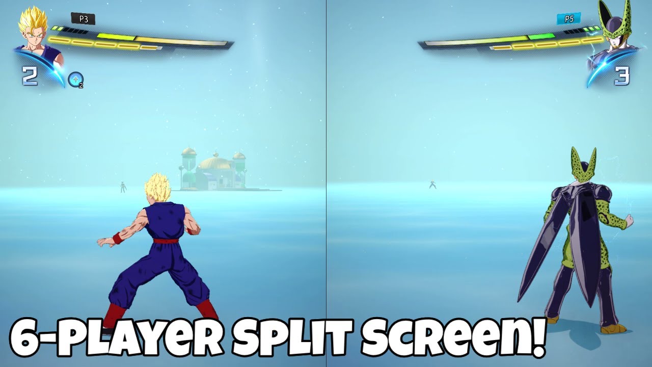 Dragon Ball: Sparking! Многопользовательский локальный режим на 6 игроков с разделённым экраном н...