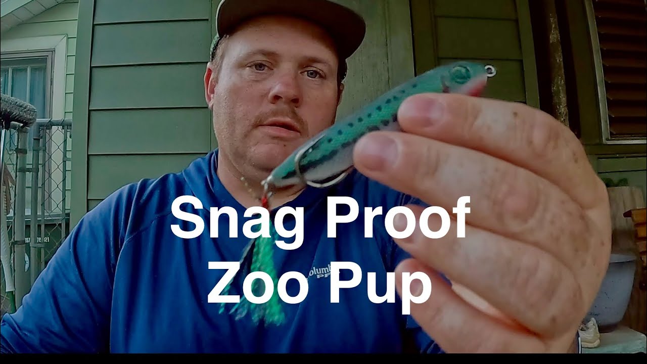 Lets Look At The Snag Proof Zoo Pup Hollow Body Frog Lure