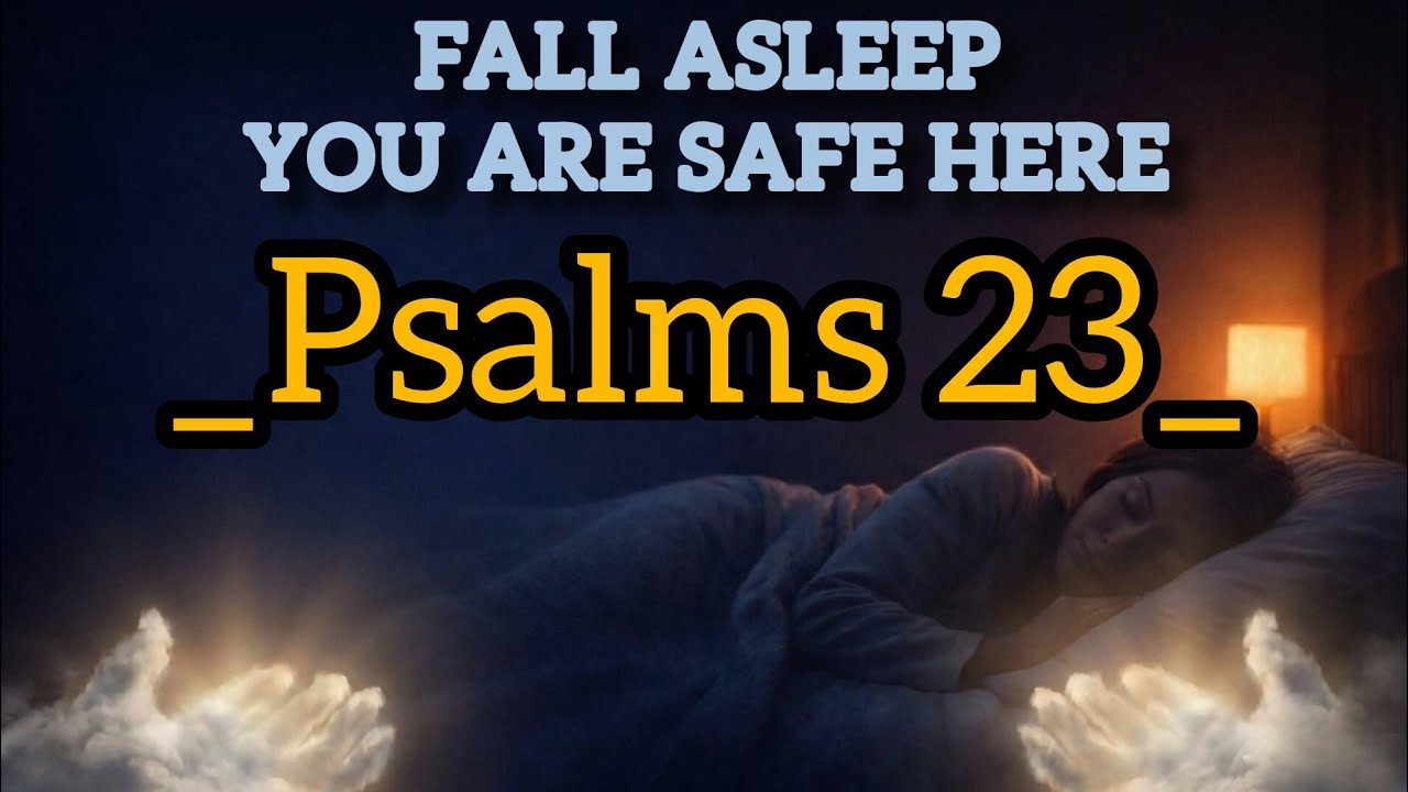 Fall Asleep to Psalm 23 with Rain Sounds | Rest in the Shepherd’s Peace