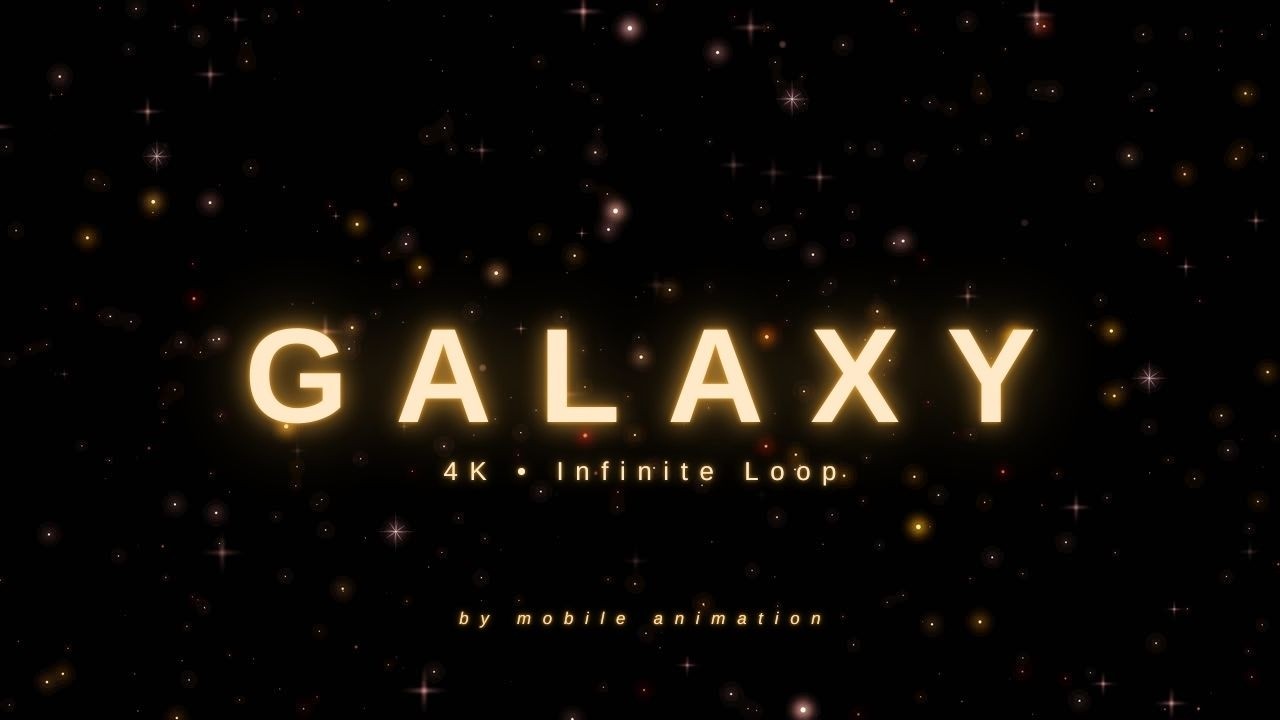 Galaxy Space Live 🌌 | Infinite Cosmic Ambience 4K | Relax • Focus • Sleep