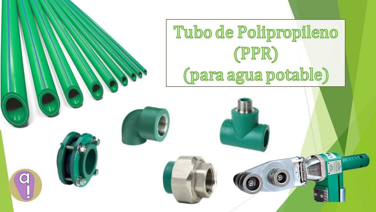 Tubo y conexiones de polipropileno (Tuboplus) para agua potable