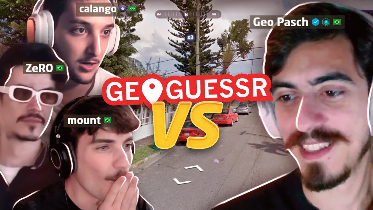 GEOGUESSR COM CALANGO, ZERO E GEOPASCH | GeoGuessr