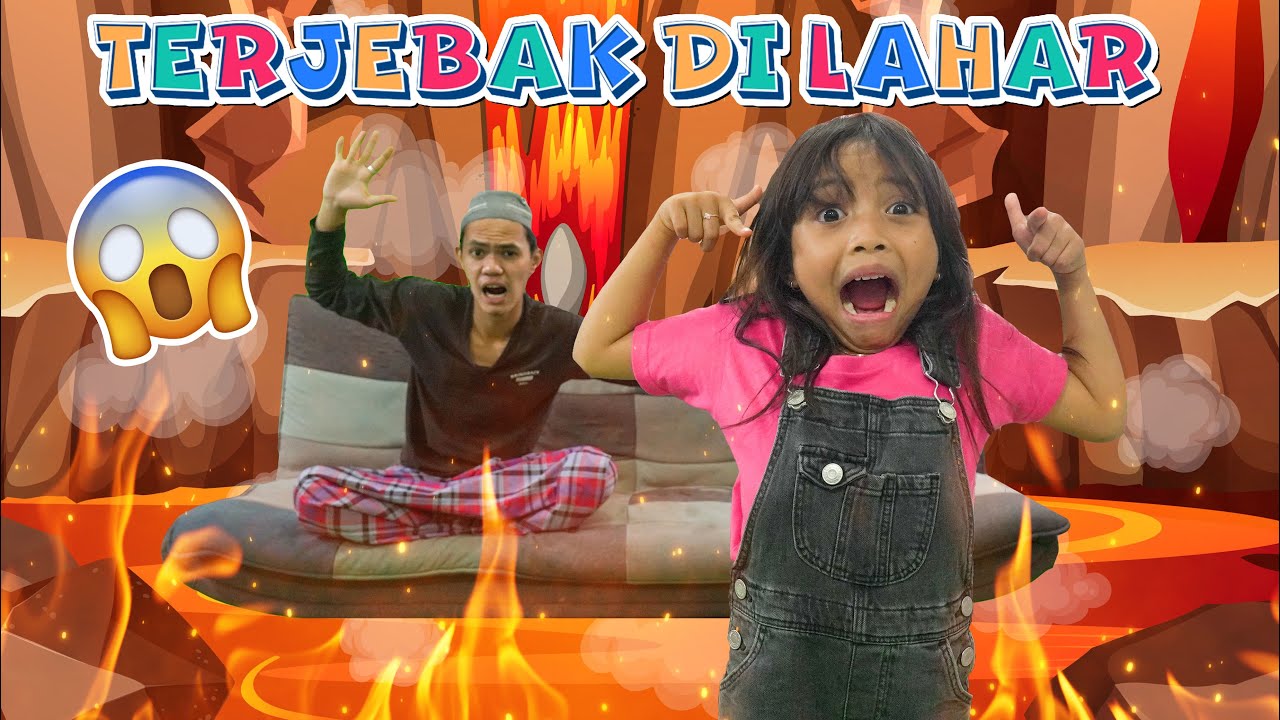 DI KEPUNG LAHAR PANAS 😱 LEIKA DAN TOMPEL DIKEJAR MANUSIA LAHAR ‼️
