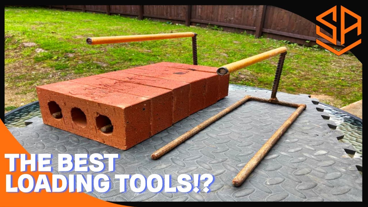 THESE ARE BETTER THAN BRICK CLAMPS !!  HOW TO LOAD OUT BRICKS FAST !!