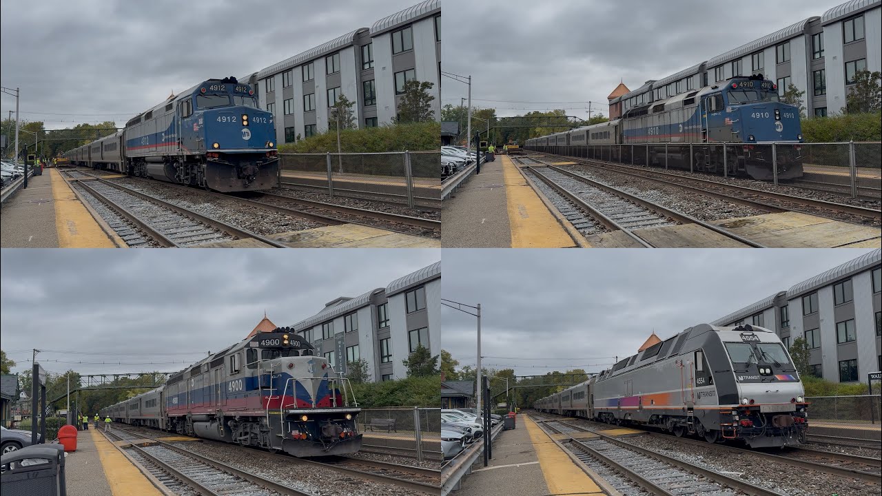 October Railfanning On The NJT Mainline At Waldwick 