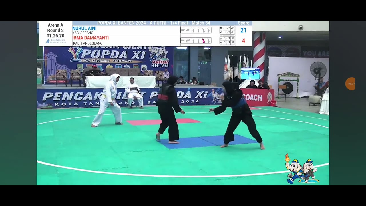 Popda banten 2024 Nurul aini  kls A putri babak penyihisan
