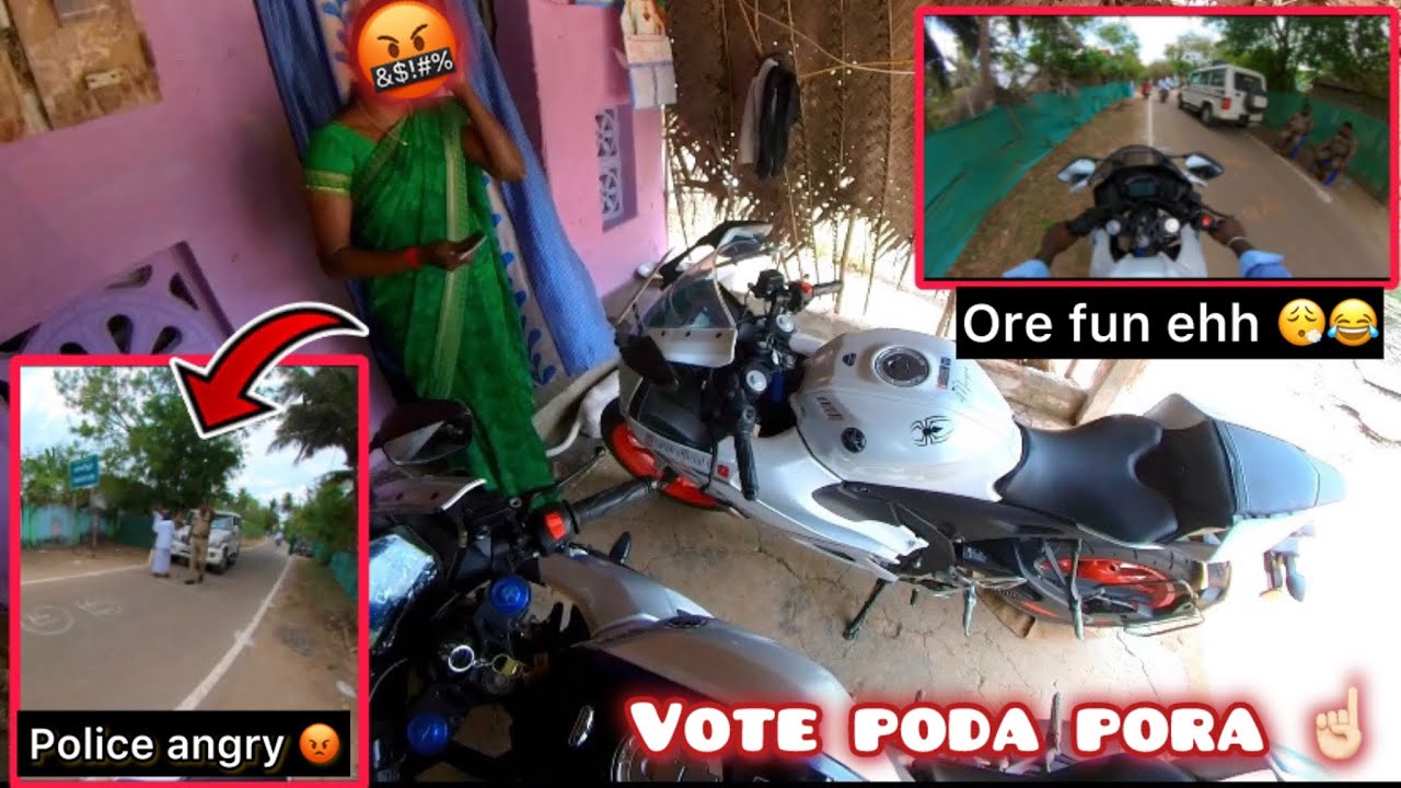 Vote poda ponom☝🏻| my first vote ☺️|police angry with me 🥲