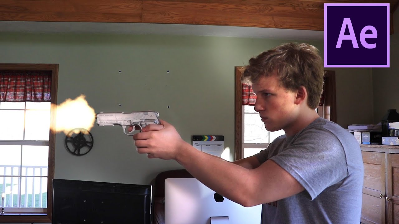 Create a Hollywood Muzzle Flash! | AE Tuts with Ryan