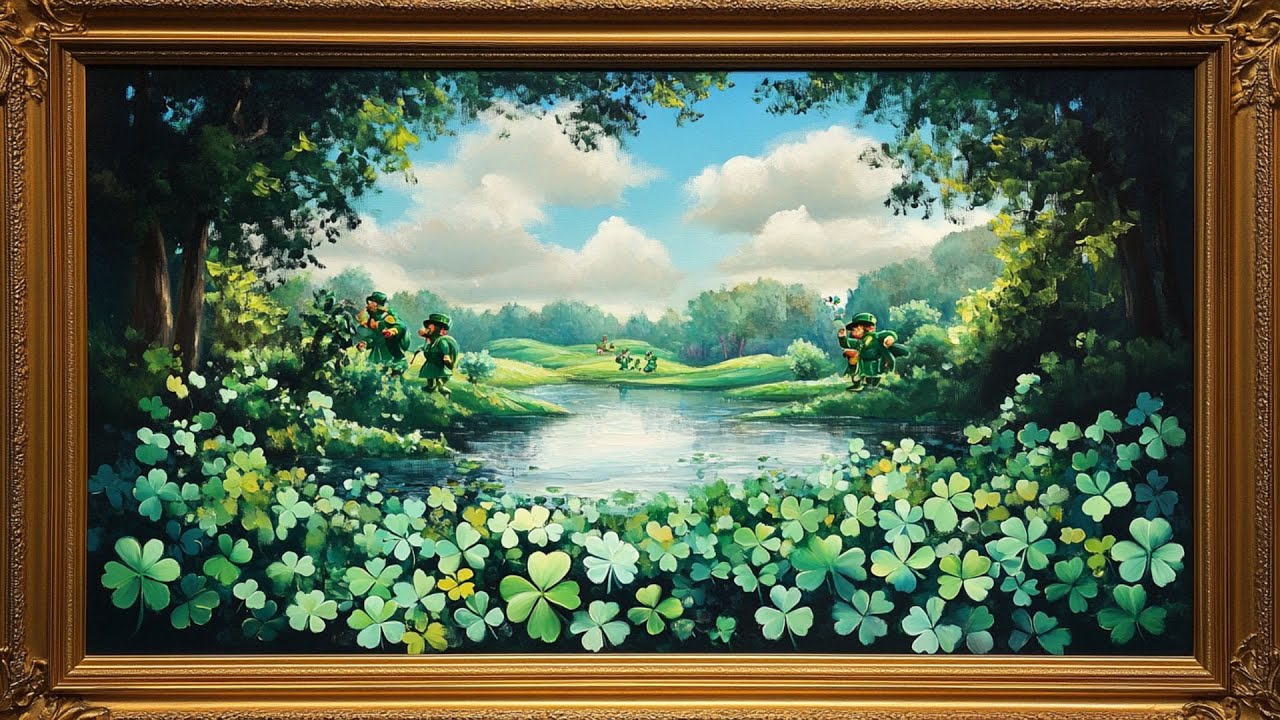 St. Patrick&rsquo;s Day TV Art & Ambience | Celebrate the Luck of the Irish! 🍀🎨