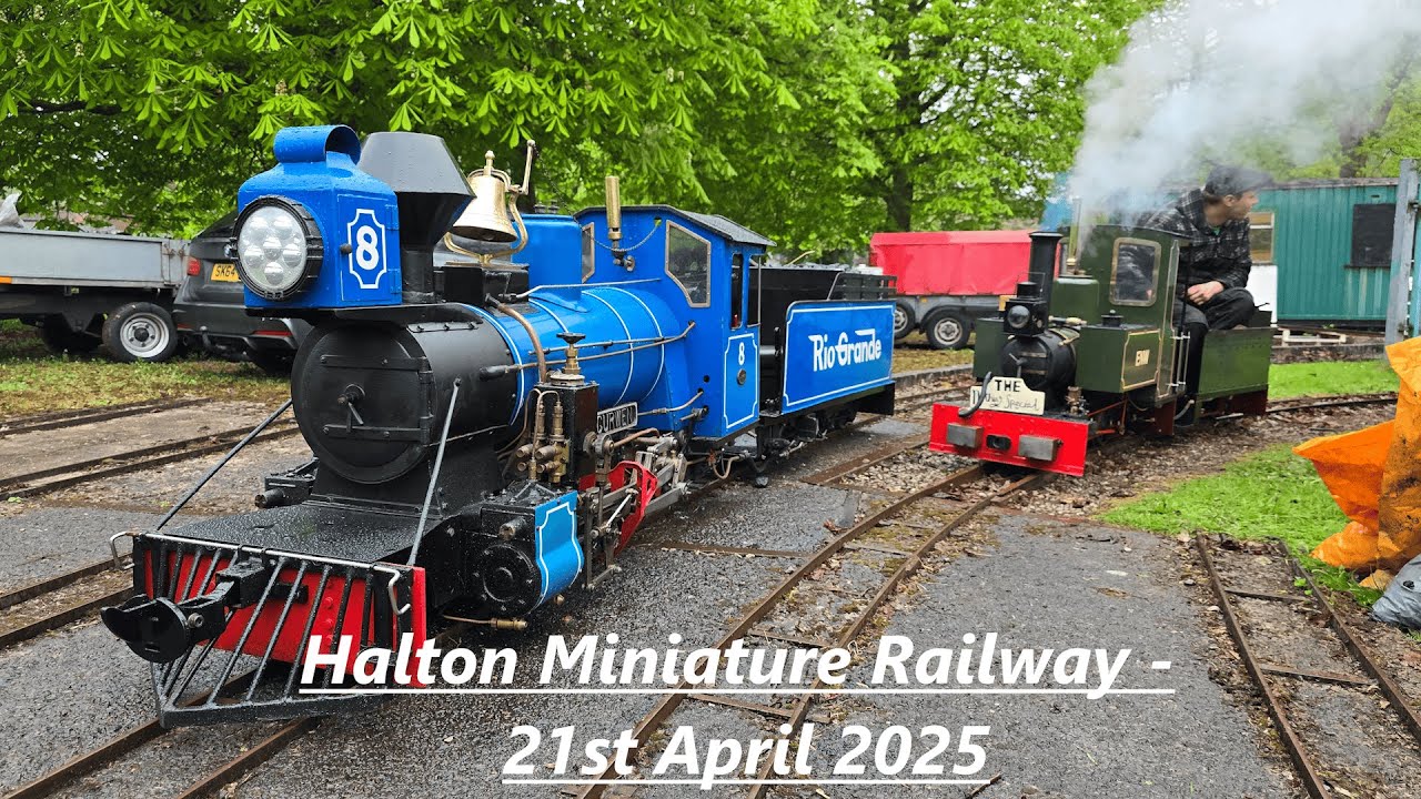 Visiting engines on the Halton Miniature Railway - 21st April 2025