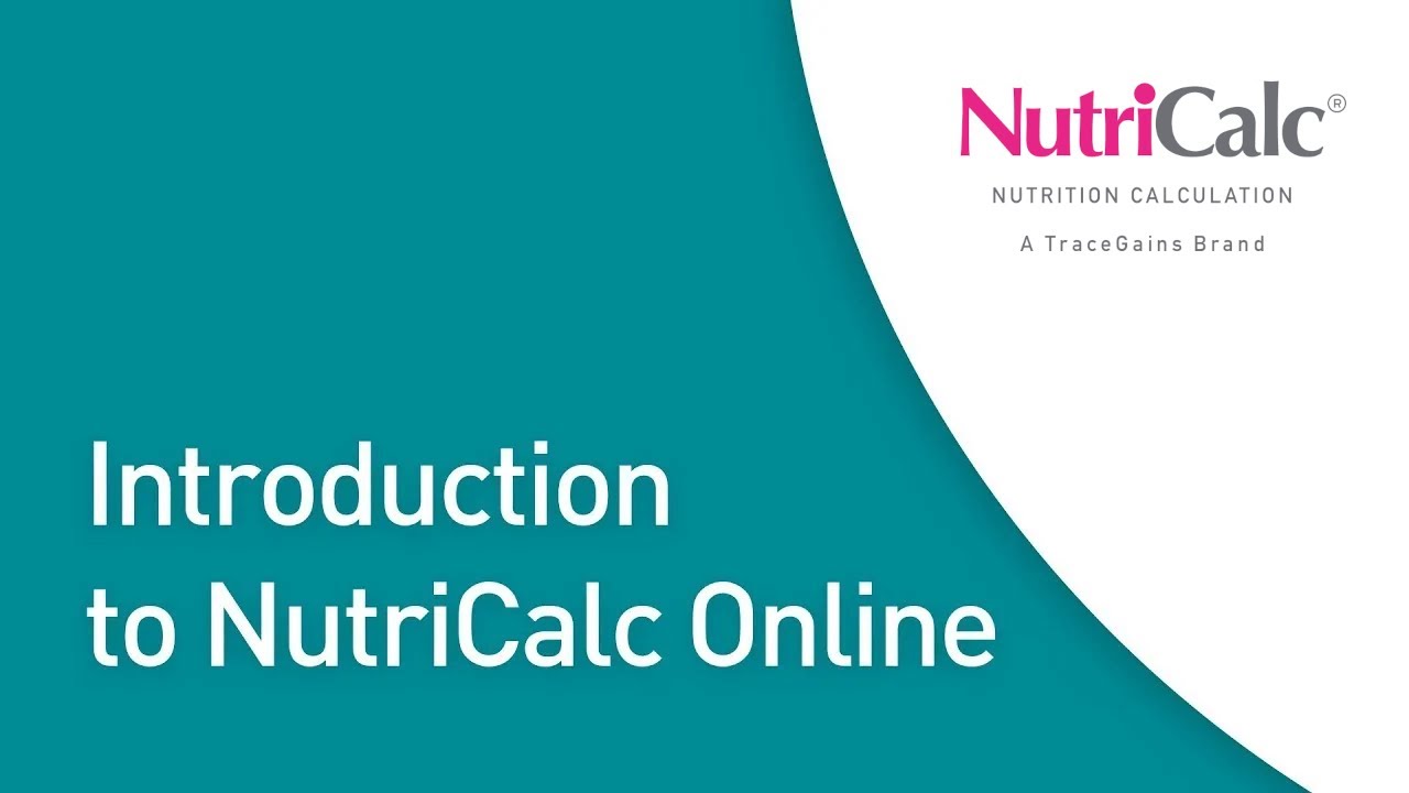 Introduction To NutriCalc - The Original Nutrition Calculation Software - 2022 Updates!