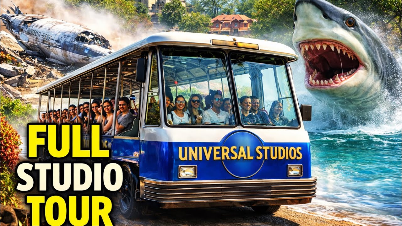 Studio Tram Tour FULL EXPERIENCE | Universal Studios Hollywood 