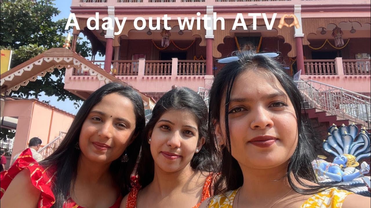 ISKCON temple and daal bati🩷