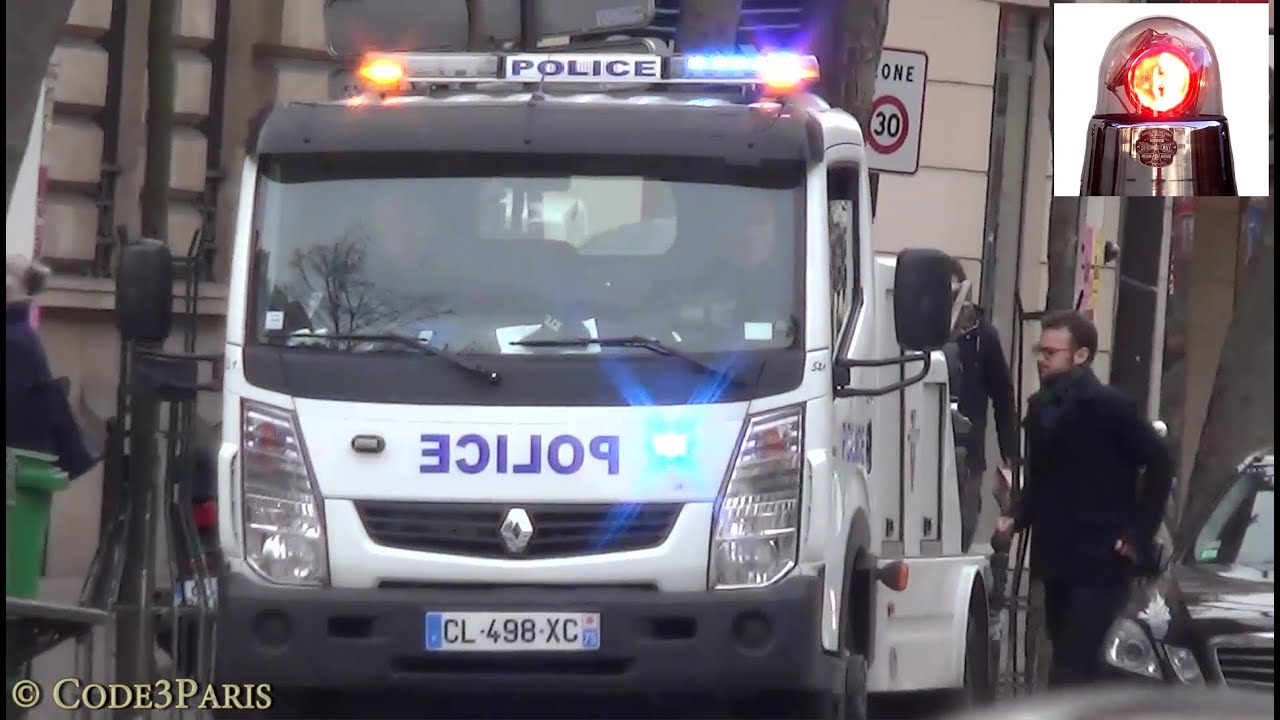 Dépanneuse de police (compilation) // Paris Police Tow Trucks