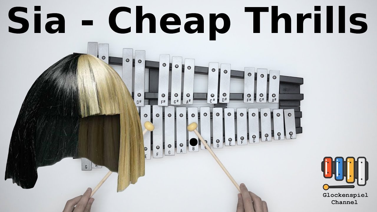 Sia - Cheap Thrills💗🎺on the Glockenspiel (BELLs)  🎧