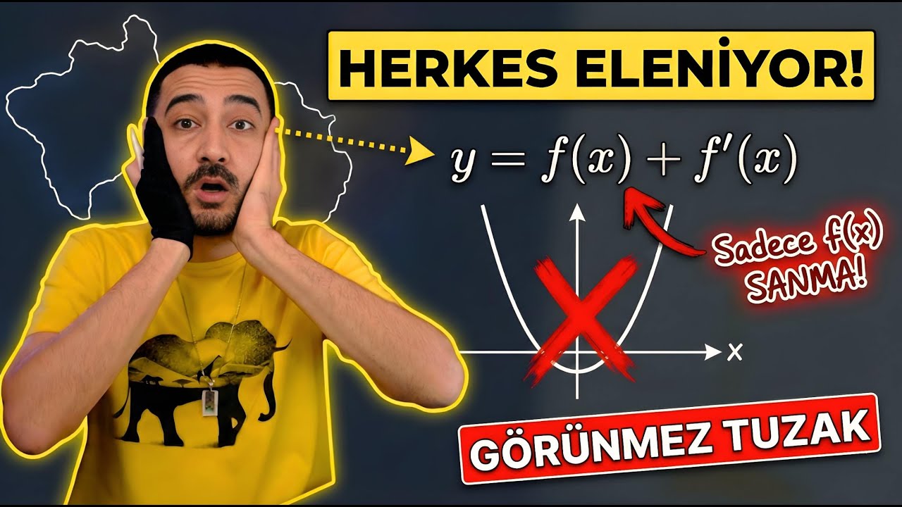 Türevde "Görünmez" Tuzak!😱 Herkes f(x) Sandı!