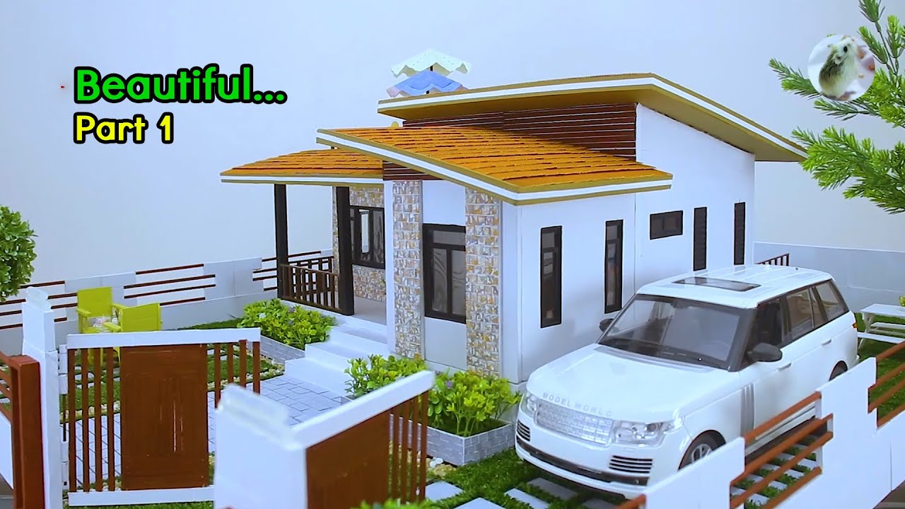 😱Beautiful House Designs 🏡 DIY Mini House Project (Part 1)