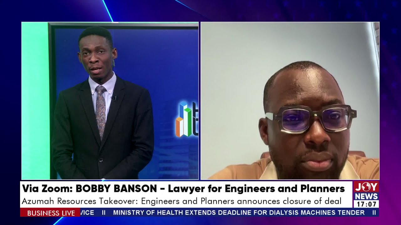 Azumah Resources Takeover: Engineers and Planners announce closures of deal | Business Live (8-9-25)