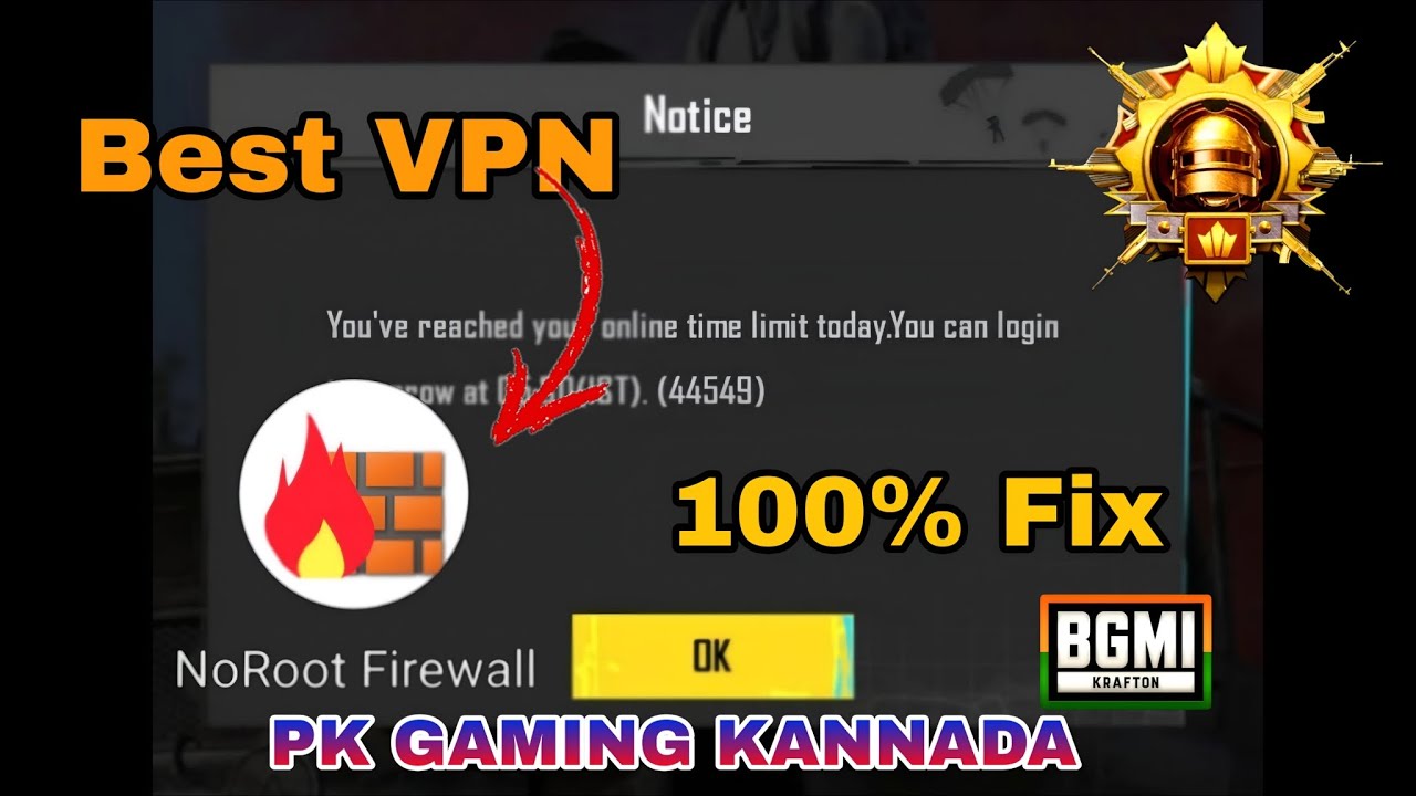 Complete Solution for BGMI 6 Hour Limit 😱 | VPN + NoRoot Firewall Setup  #PrimeKoreGaming