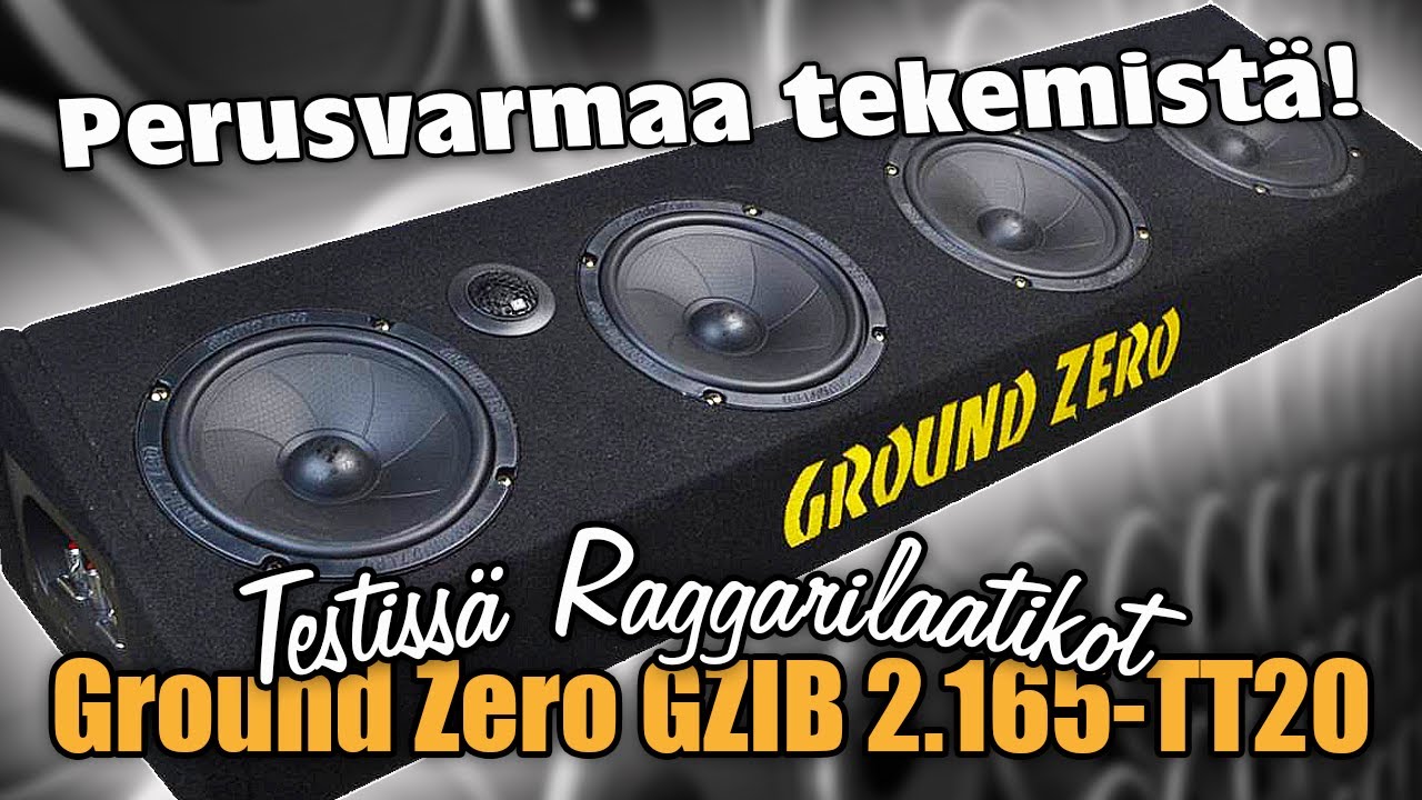 TESTISSÄ | Ground Zero GZIB 2.165-TT20 raggarilaatikko