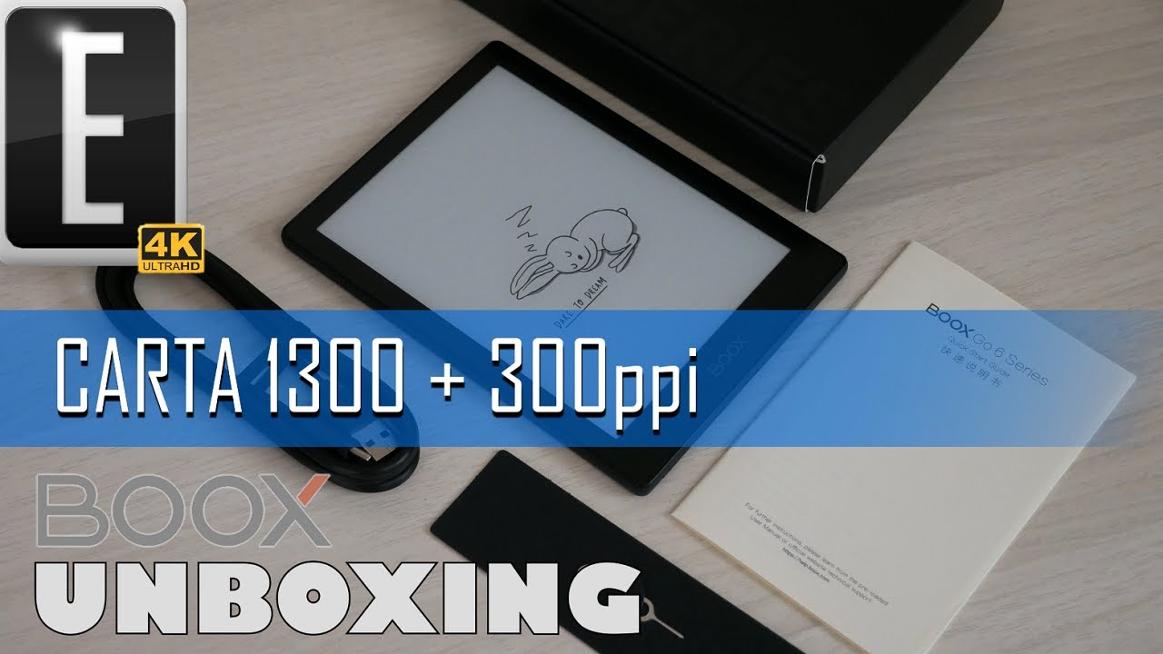 Carta 1300 Onyx Boox Go 6 Unboxing