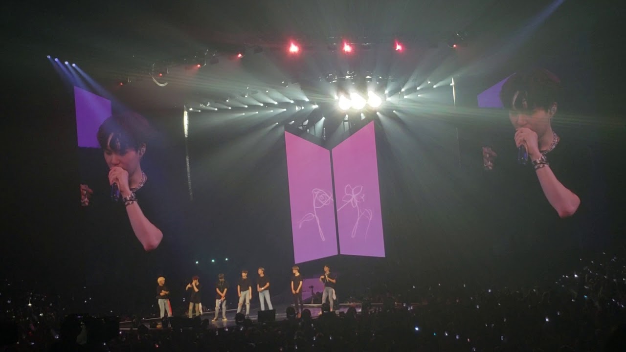 [fancam] 180909 BTS Love Yourself Tour FULL ENDING MENT in LA @Staples Center